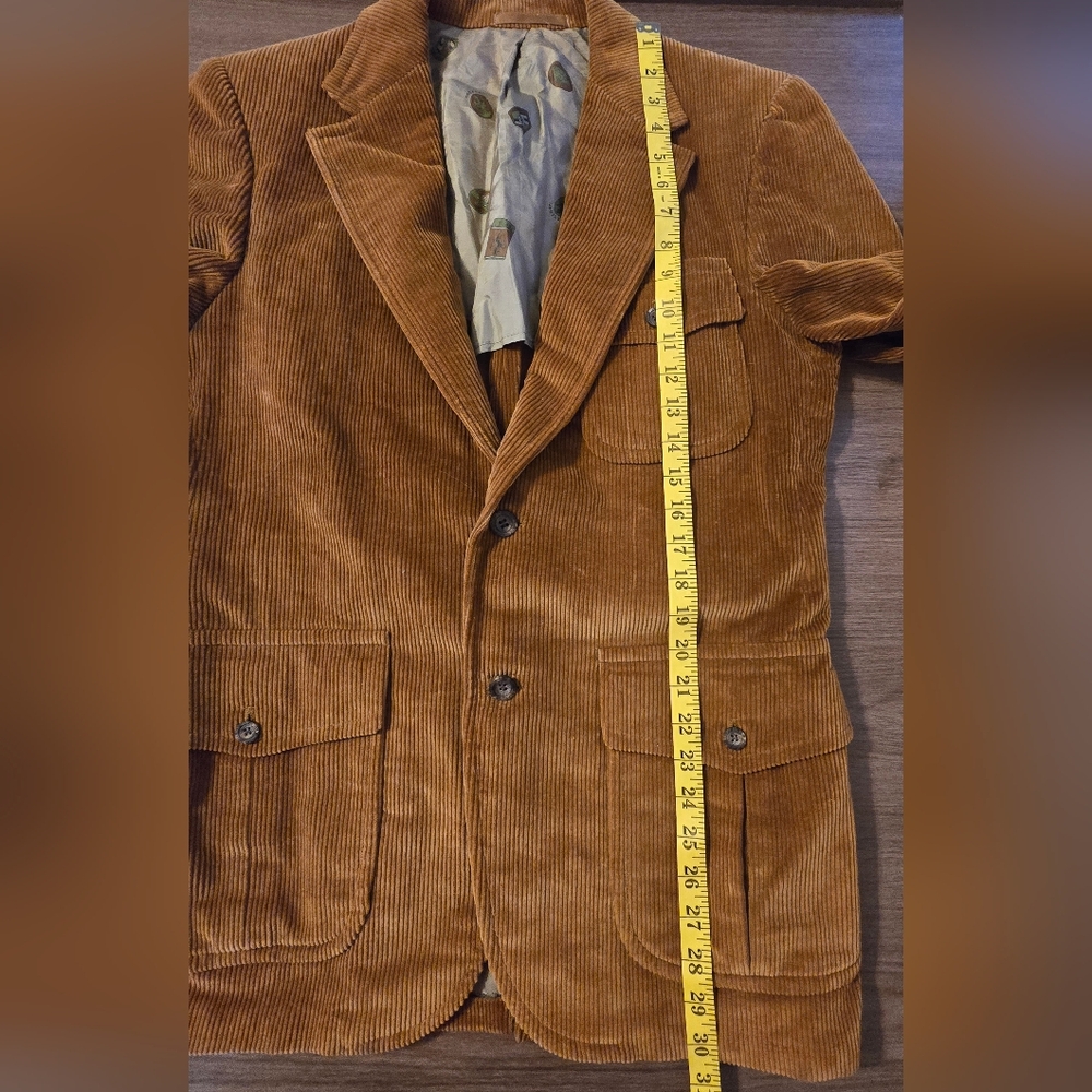 Vintage Men's Brown Corduroy Blazer - Picture 9 of 10